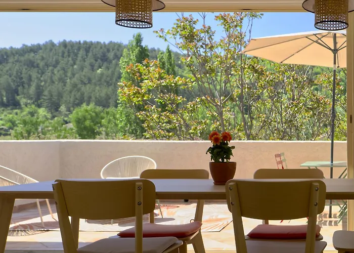 7 Pers-terrasse-vue Parc * Riez